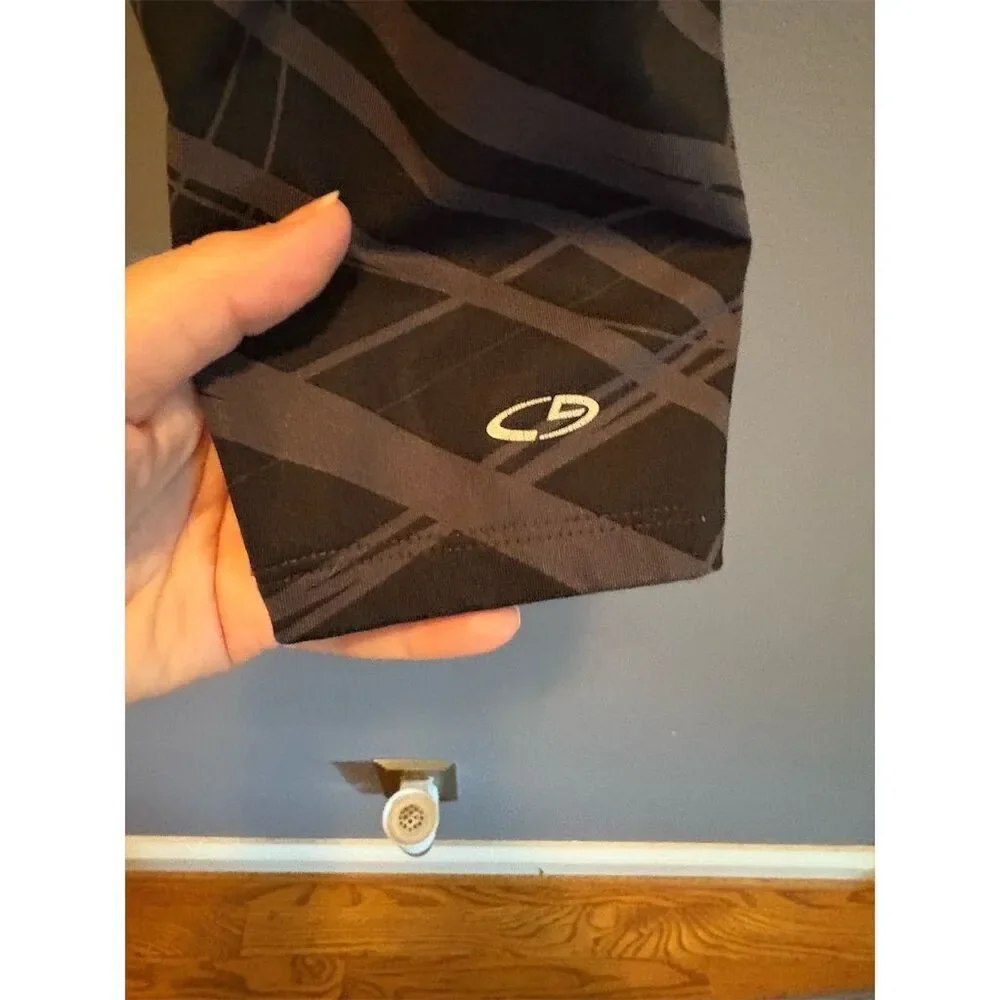 *3/$15 Champion Women's Power Core Leggings L Multicolor Swirl Design - Picture 3 of 10